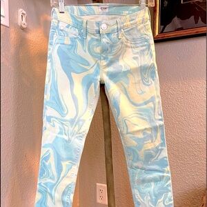 Hudson Harkin Cropped Skinny Dazed Stretch Cotton Jeans